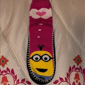 Minion sock slippers